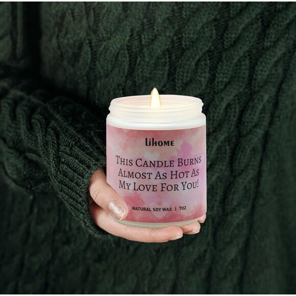 Valentines Day Gifts for Her Valentines Candles Gifts for Mom Girlfriend Wife - Picture 1 of 4